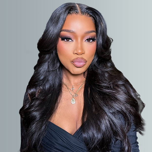 Face-Framing Trendy Layers Pre-Everything M Cap Wear Go Upgraded Body Wave Glueless 9x6 Lace Wig